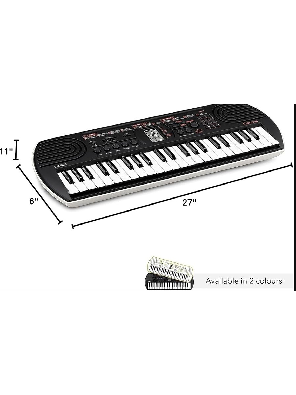 SA-81 Teclado Mini 44 Teclas Negro Casio  3