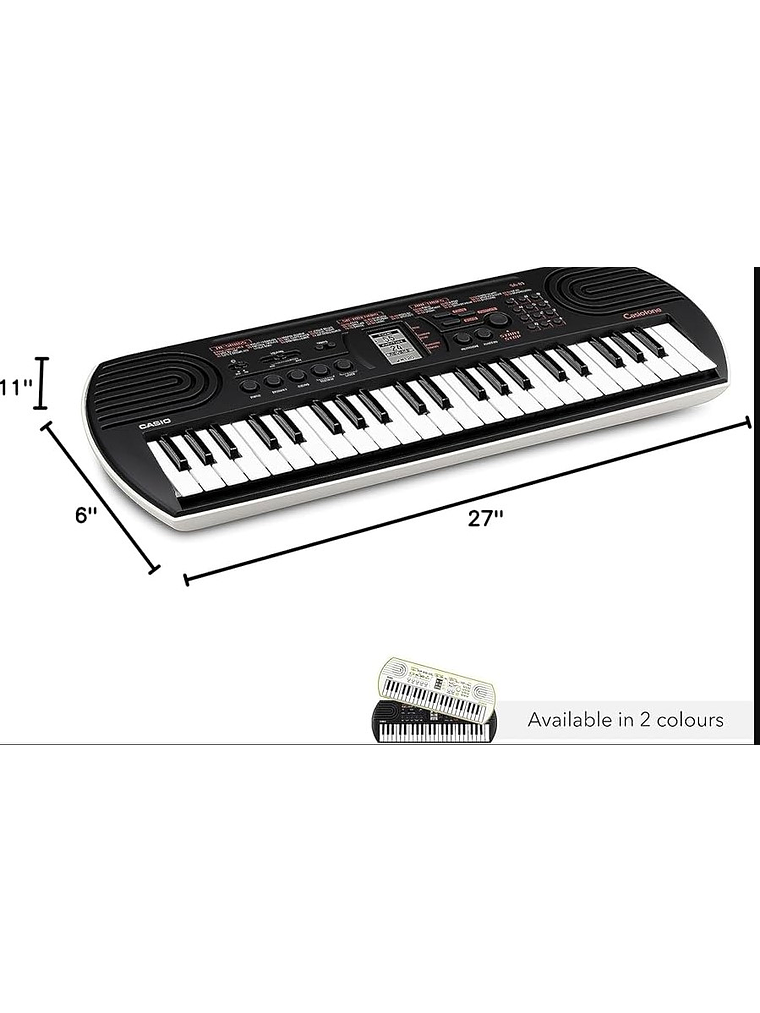 SA-81 Teclado Mini 44 Teclas Negro Casio  3