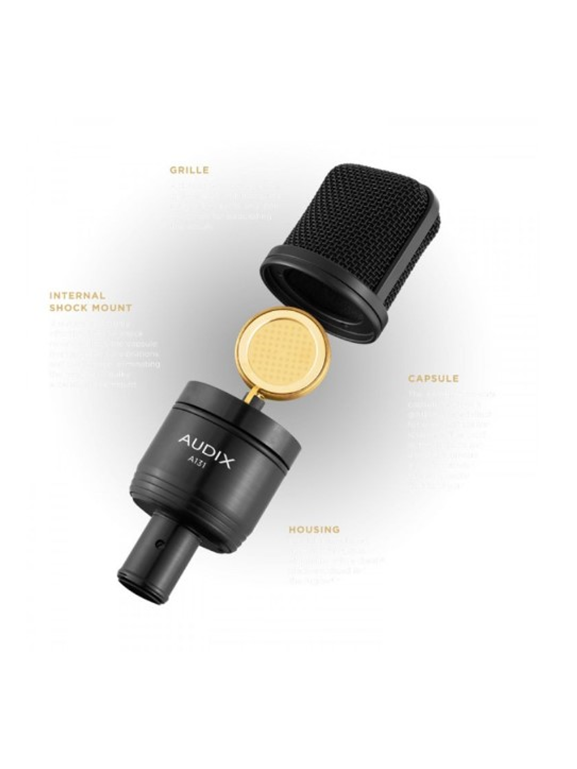 A131 Micrófono De Condensador Para Estudio Audix 2