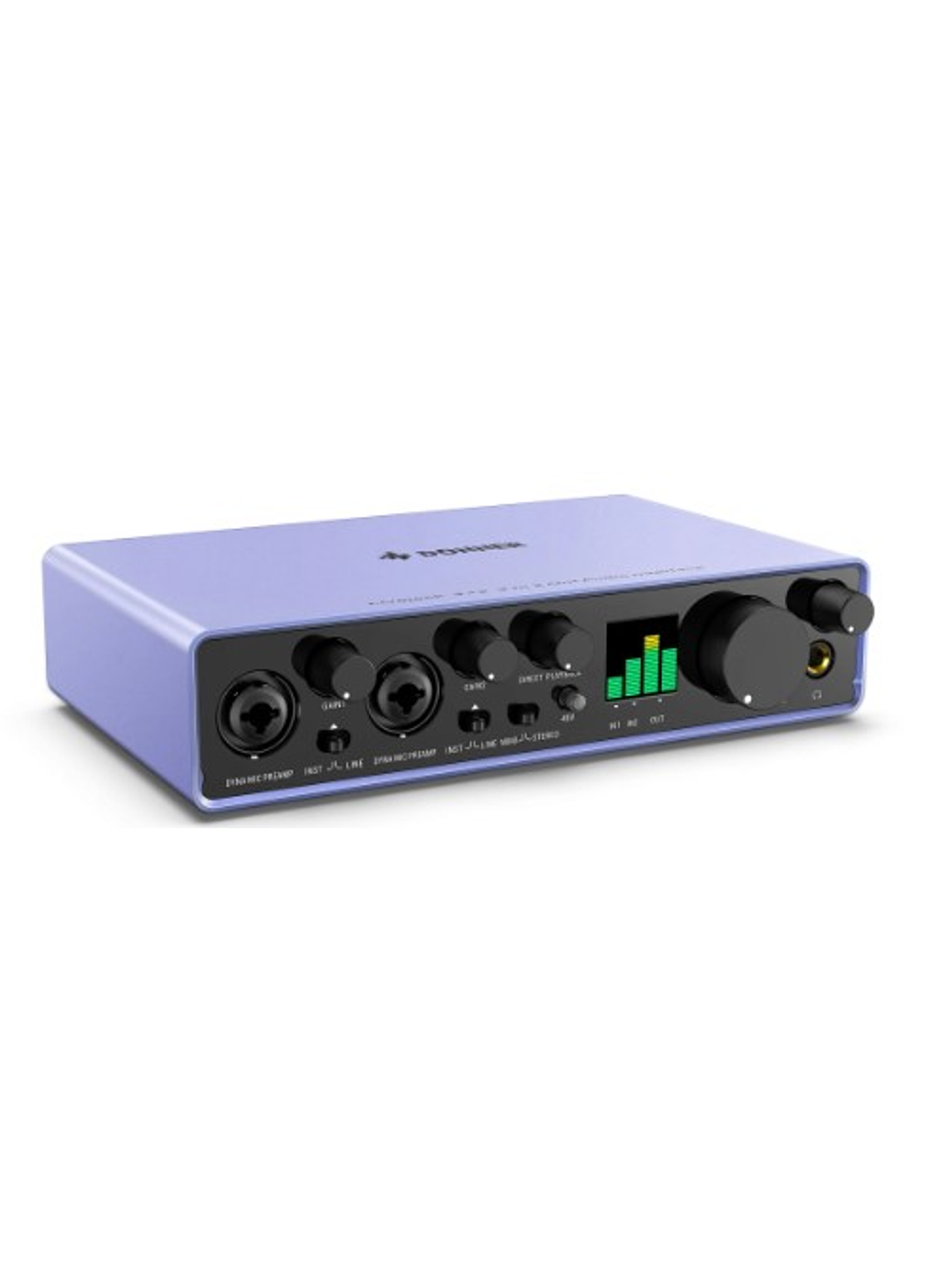 Livejack Interfaz De Audio Profesional 2 Canales USB Donner 3
