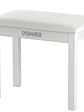 DKB10 Banqueta para Piano Blanco Donner - Miniatura 1
