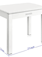 DKB10 Banqueta para Piano Blanco Donner - Miniatura 3