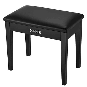  DKB10 Banqueta para Piano Color Negro Donner