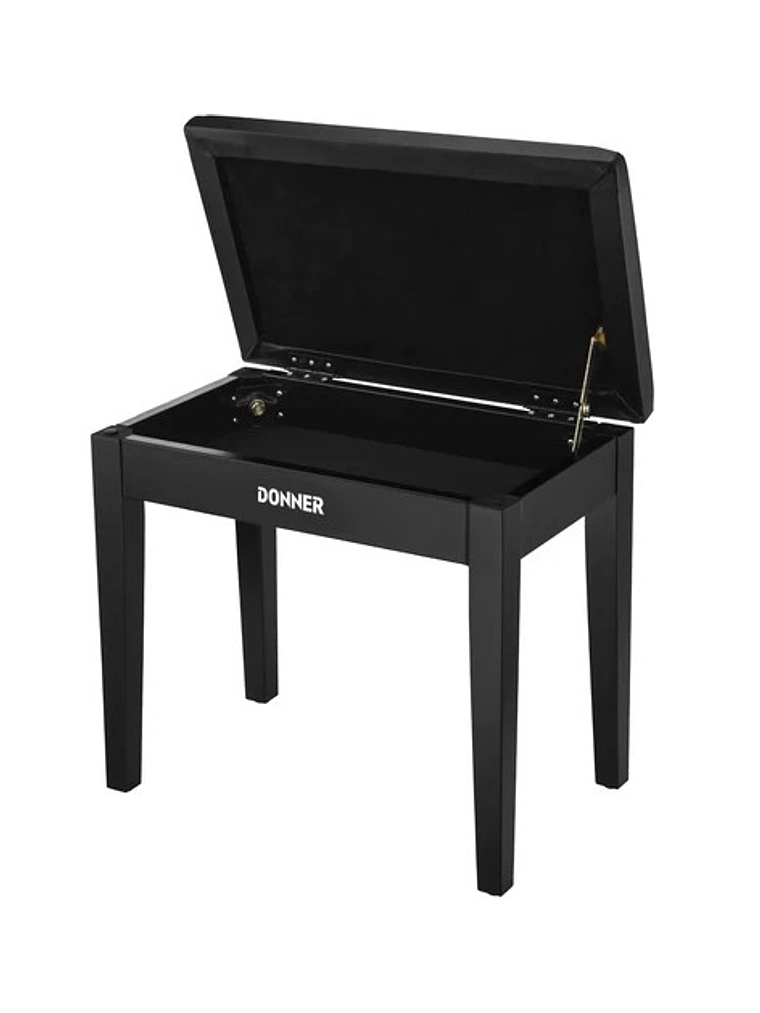  DKB10 Banqueta para Piano Color Negro Donner 2