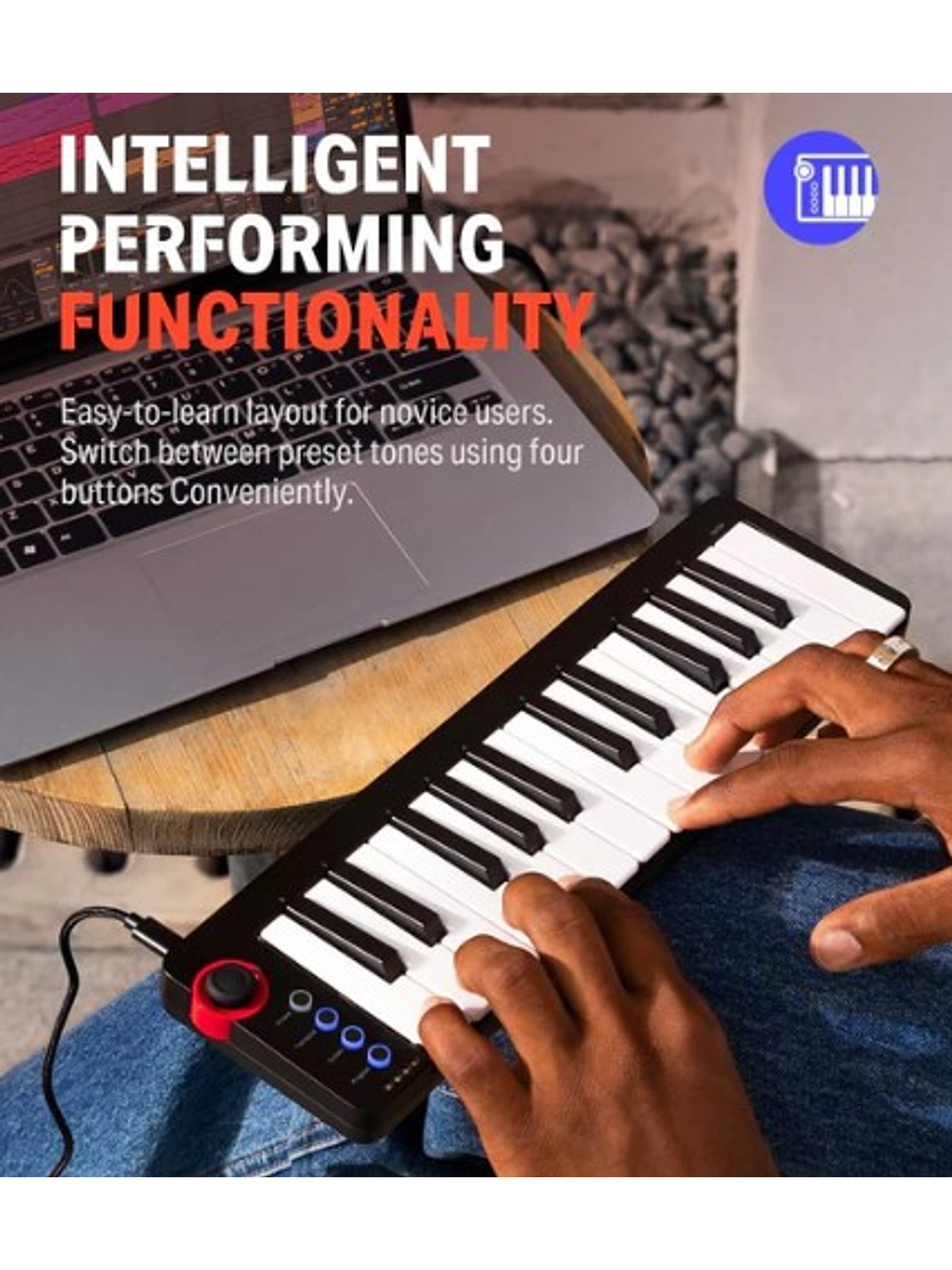 N25 Controlador Midi  25 Teclas Donner 4