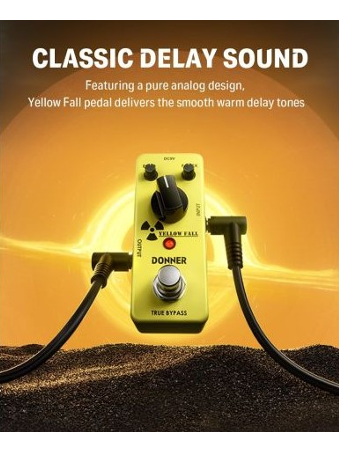 Yellow Fall Pedal De Delay Donner 2