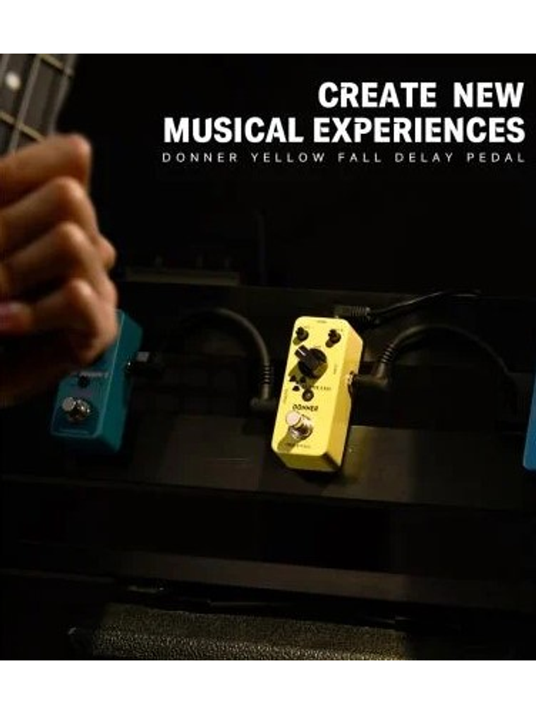 Yellow Fall Pedal De Delay Donner 3