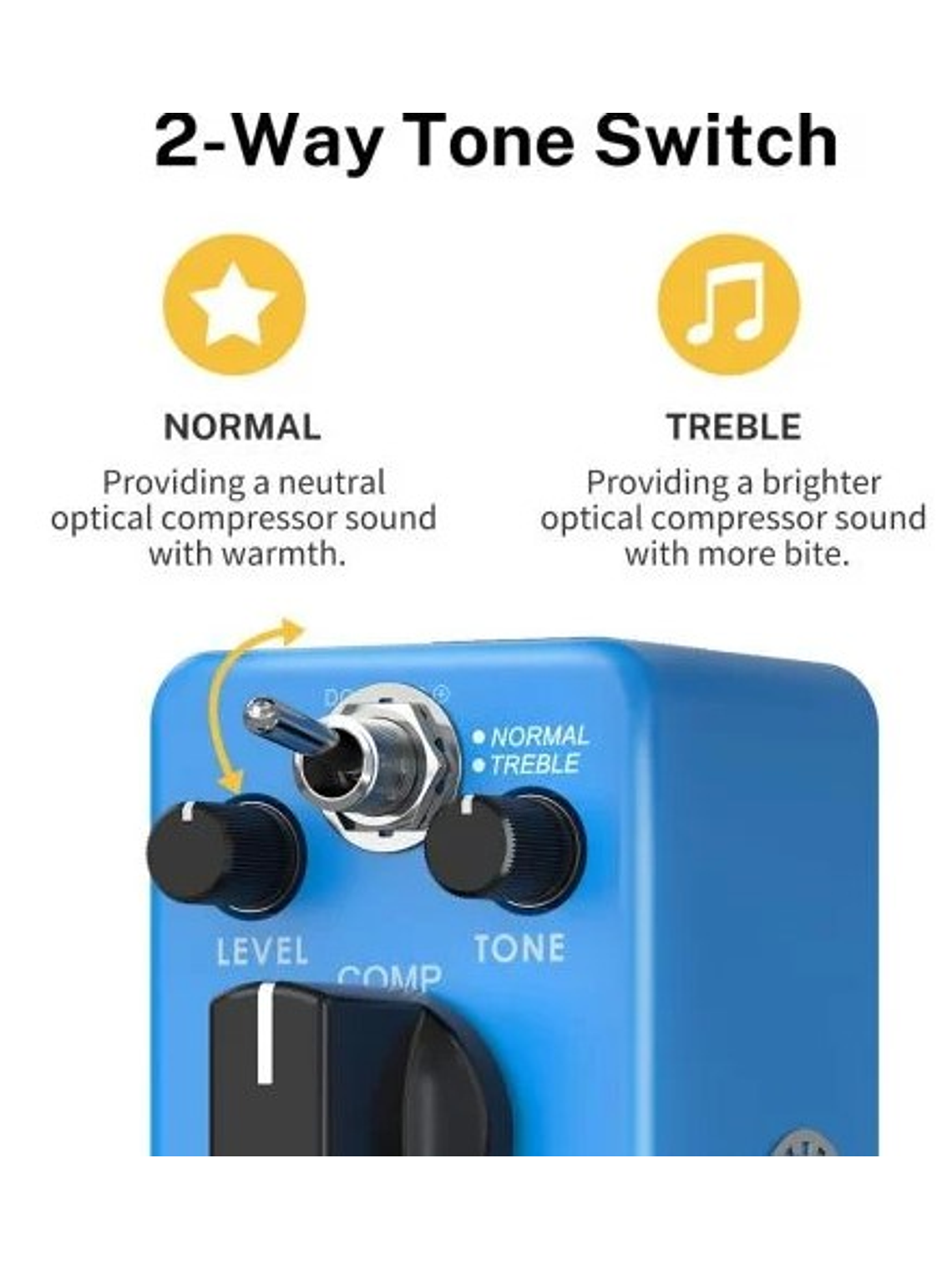 Ultimate Compressor Pedal de Efectos Donner 3