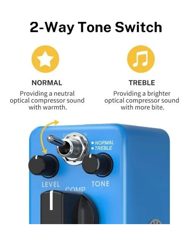 Ultimate Compressor Pedal de Efectos Donner 3