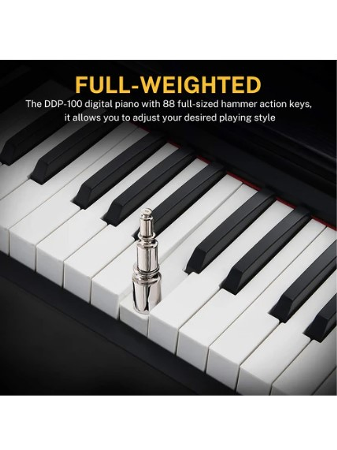 DDP100 Piano Digital Blanco 88 Teclas Donner 4