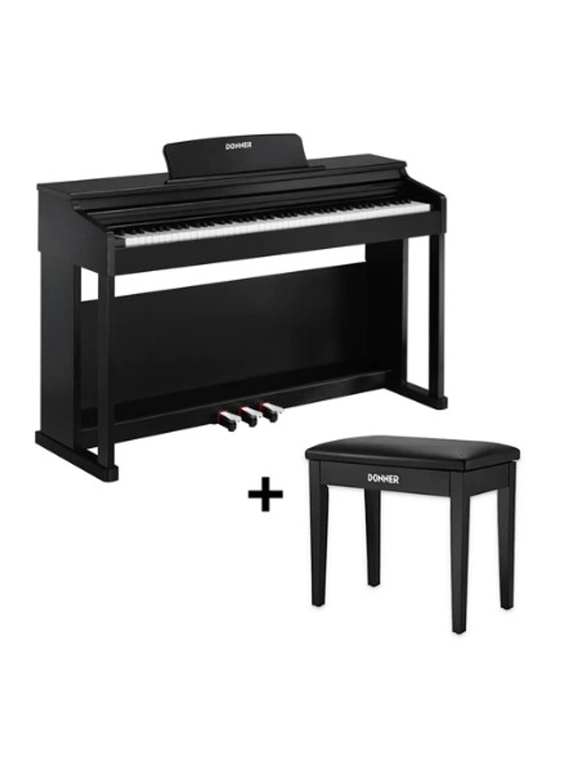 DDP100 Piano Digital Negro 88 Teclas Donner 2