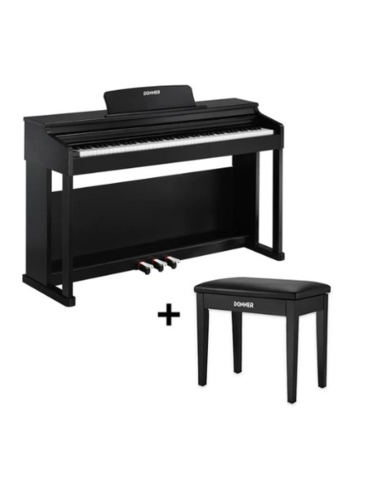 DDP100 Piano Digital Negro 88 Teclas Donner 2