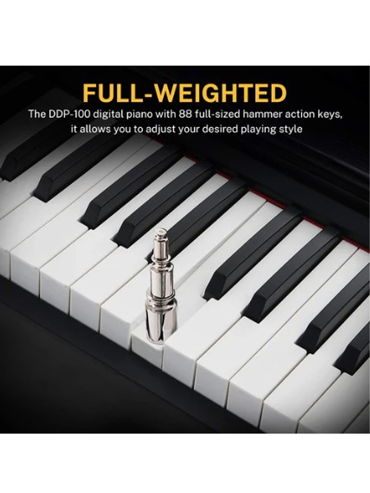 DDP100 Piano Digital Negro 88 Teclas Donner 5