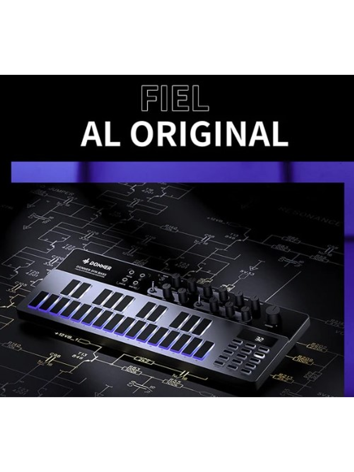 Essential B1 Sintetizador Y Secuenciador Análogo Donner 2