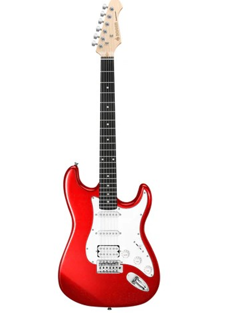 DST-100R Pack De Guitarra Eléctrica Roja Donner  2