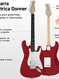 DST-100R Pack De Guitarra Eléctrica Roja Donner  - Miniatura 4
