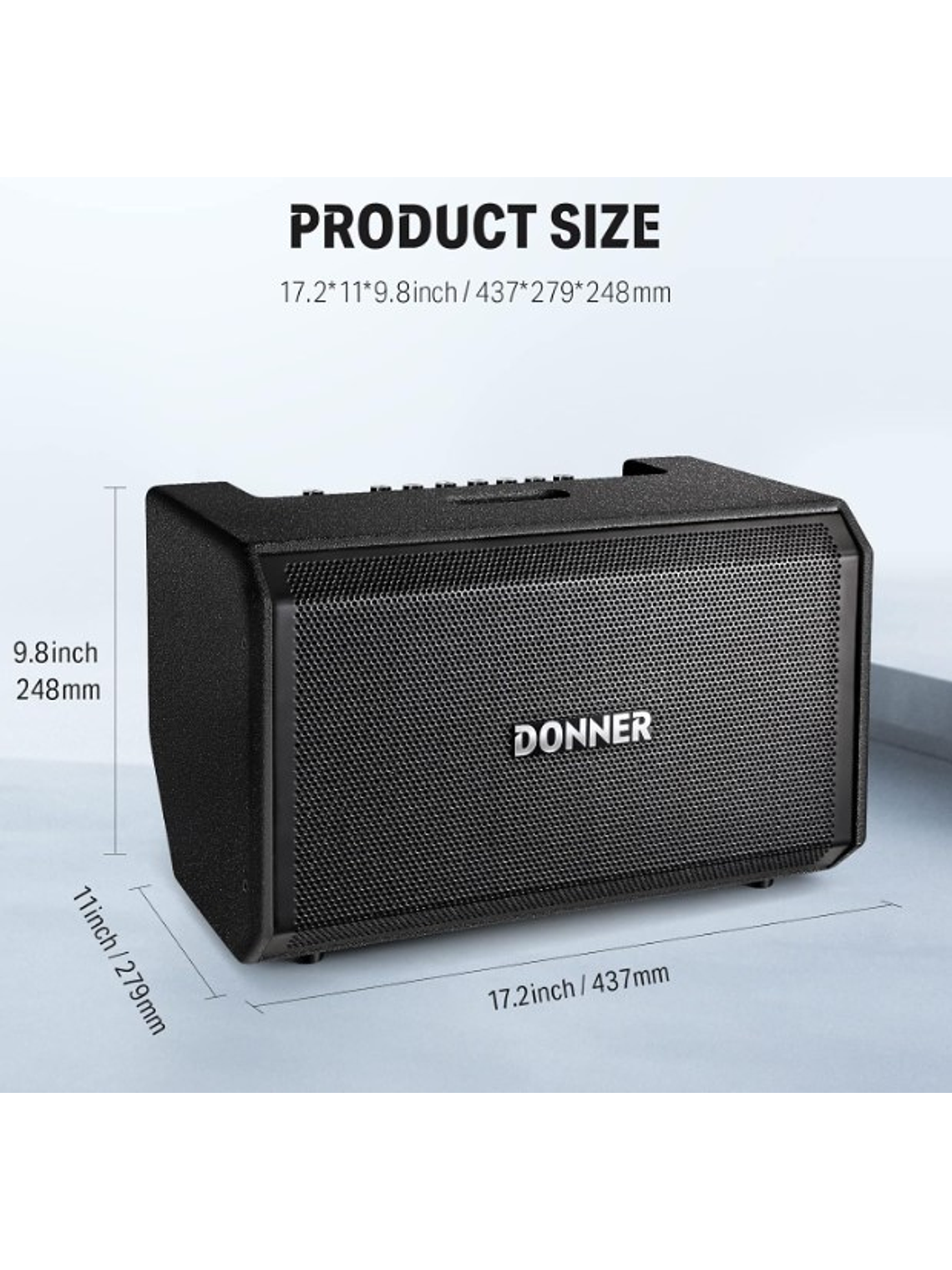 DDA-80 Amplificador Para Batería o Teclado Donner  4