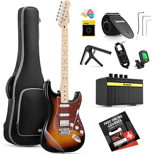 DST-152S Pack De Guitarra Eléctrica Sunburst Donner 