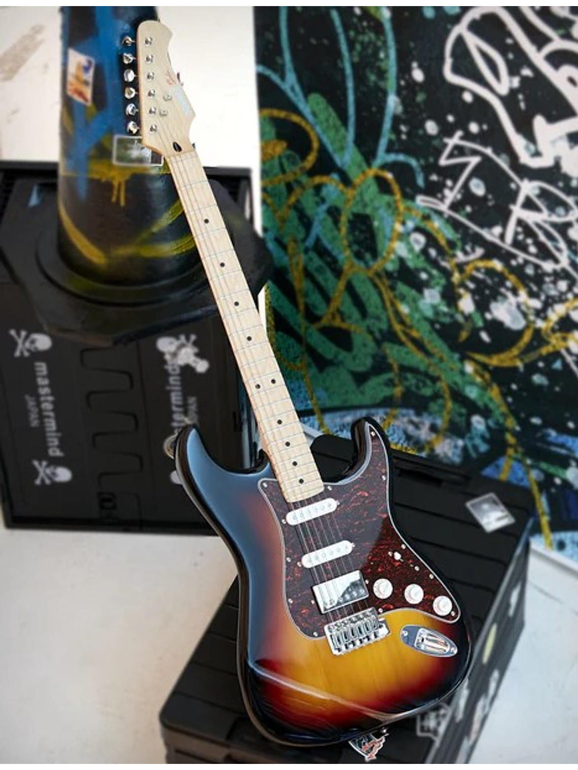 DST-152S Pack De Guitarra Eléctrica Sunburst Donner  3