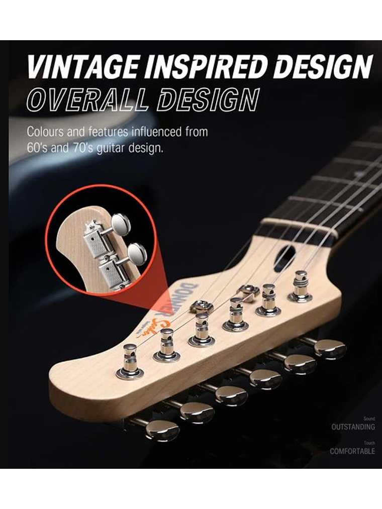 DST-152S Pack De Guitarra Eléctrica Sunburst Donner  5
