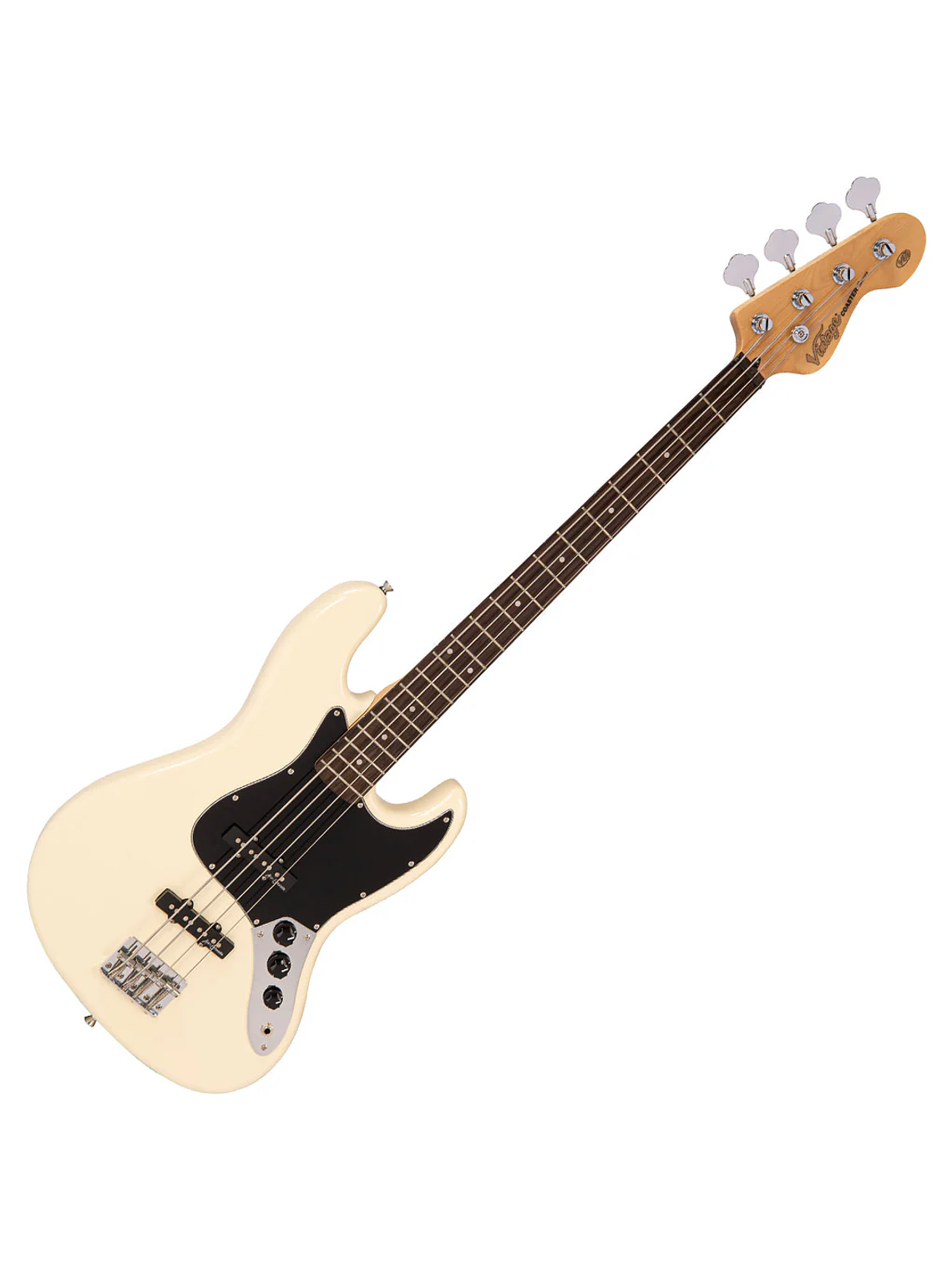 Bajo Eléctrico V49 Color Blanco Vintage 1