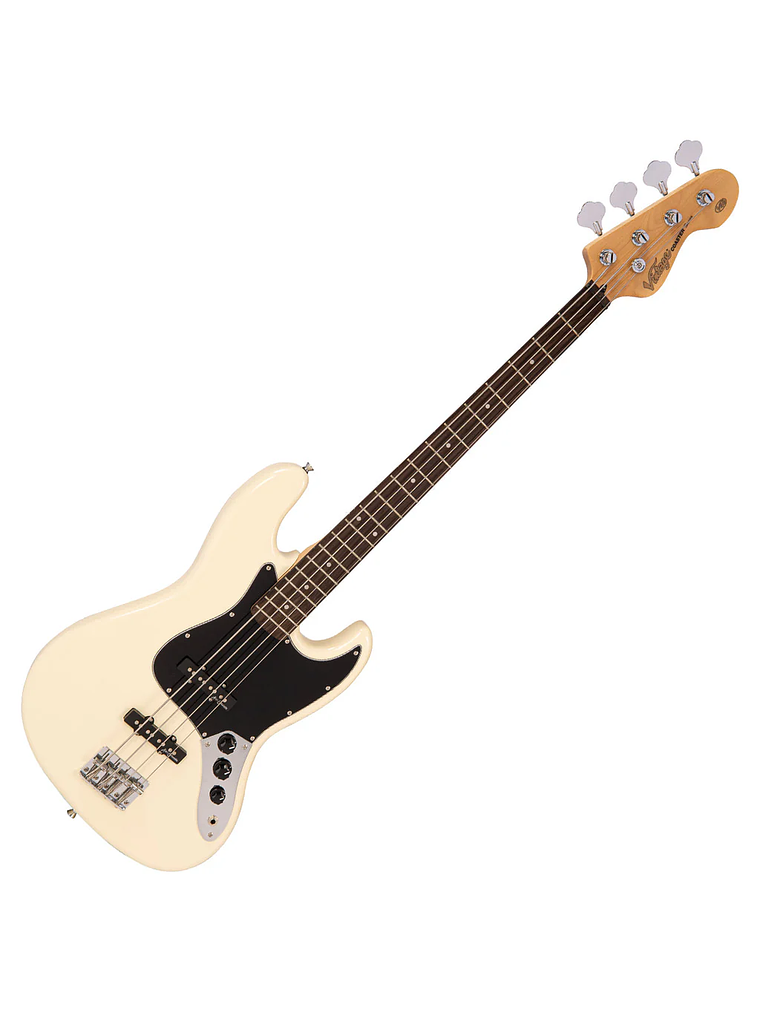 Bajo Eléctrico V49 Color Blanco Vintage 1