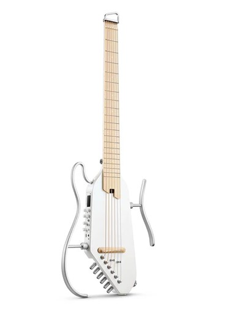 HUSH-I Pro Guitarra Electroacústica, Color Blanco, Donner 1