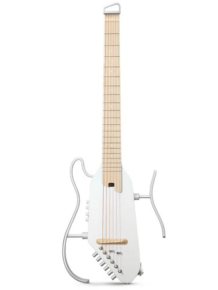 HUSH-I Pro Guitarra Electroacústica, Color Blanco, Donner 2