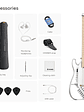 HUSH-I Pro Guitarra Electroacústica, Color Blanco, Donner - Miniatura 3
