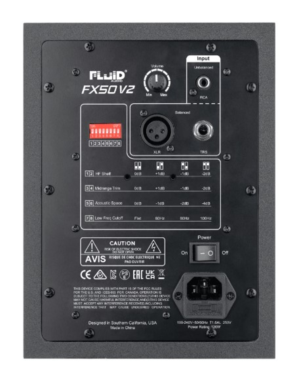  FX50V2  Monitores Activos De Estudio 5