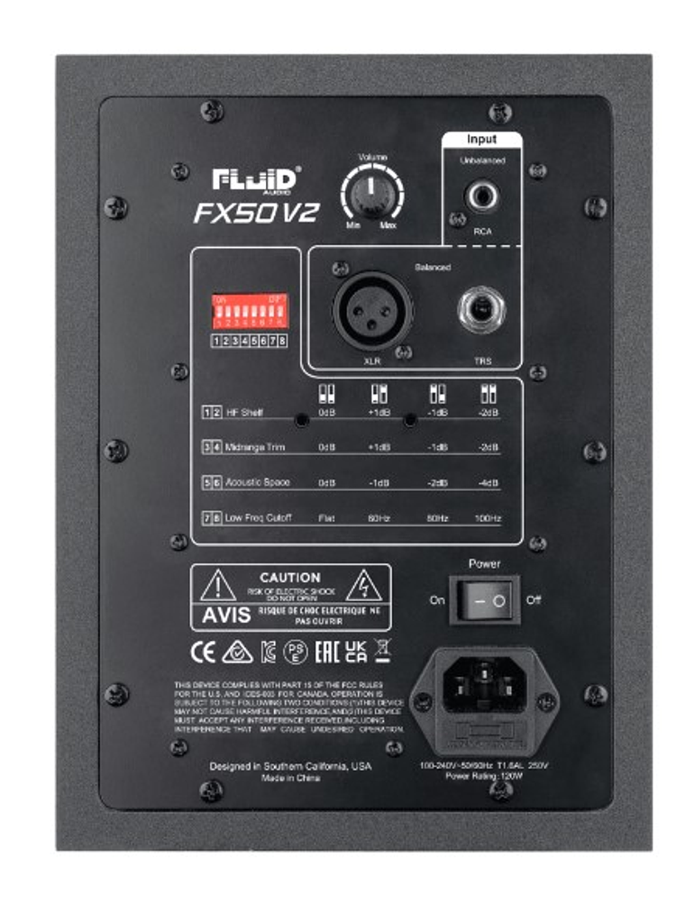  FX50V2  Monitores Activos De Estudio 5