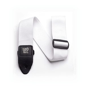 P04036 Correa Guitarra/Bajo Polypro Blanca ERNIE BALL