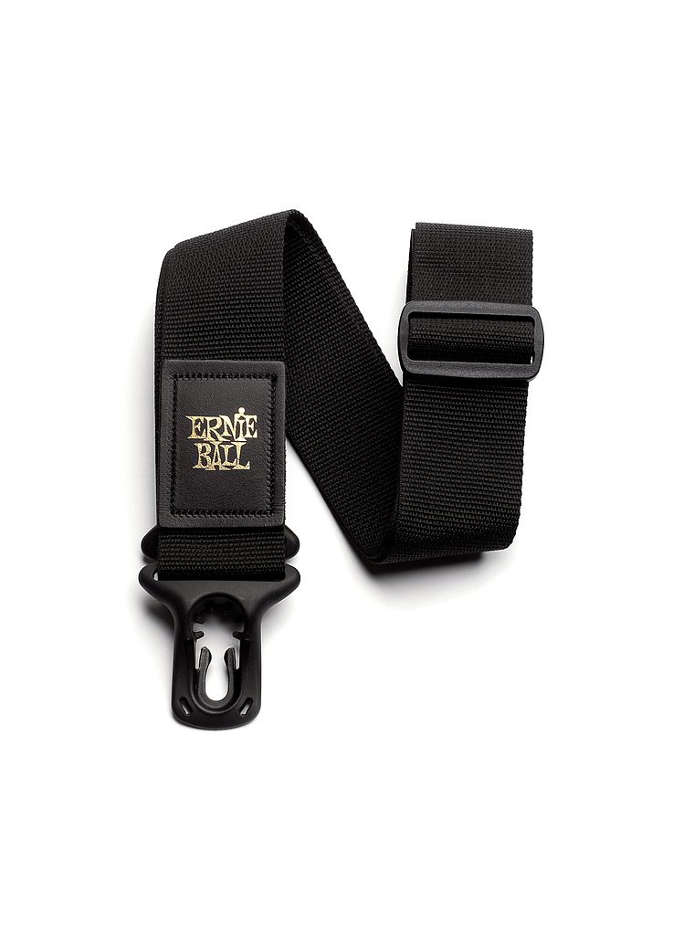 P04056 Correa Guitarra/Bajo Polylock Negra Ernie Ball 1