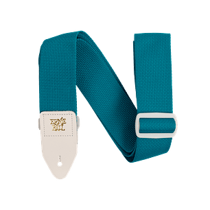 P05349 Correa Guitarra/Bajo Polypro Verde/Blanco ERNIE BALL