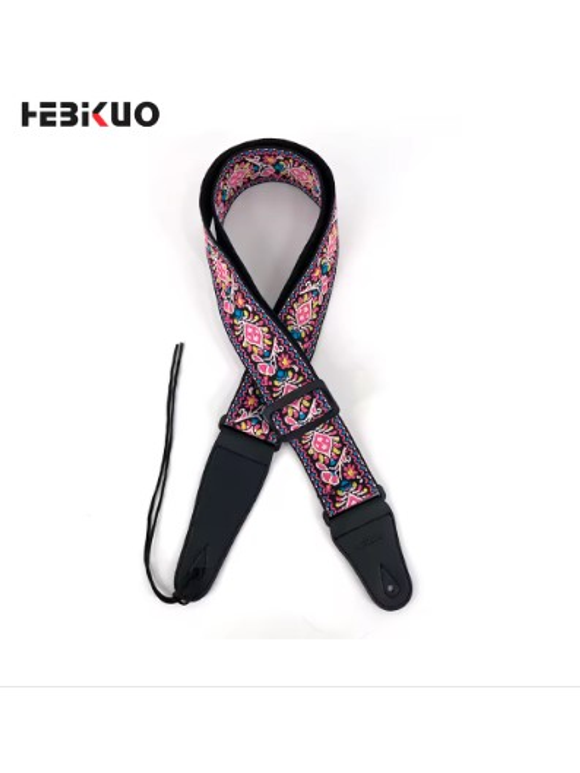 2534 Correa para Guitarra Rosado Hebikuo 1
