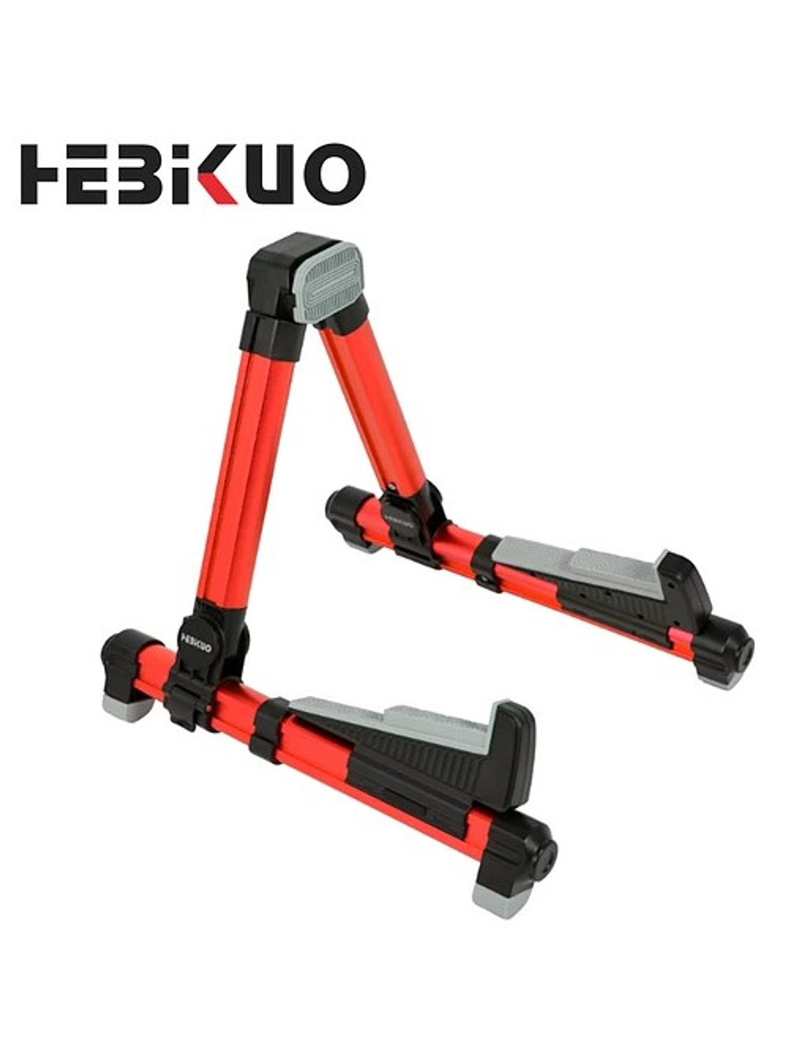 M-40 Atril De Guitarra Rojo Hebikuo 1