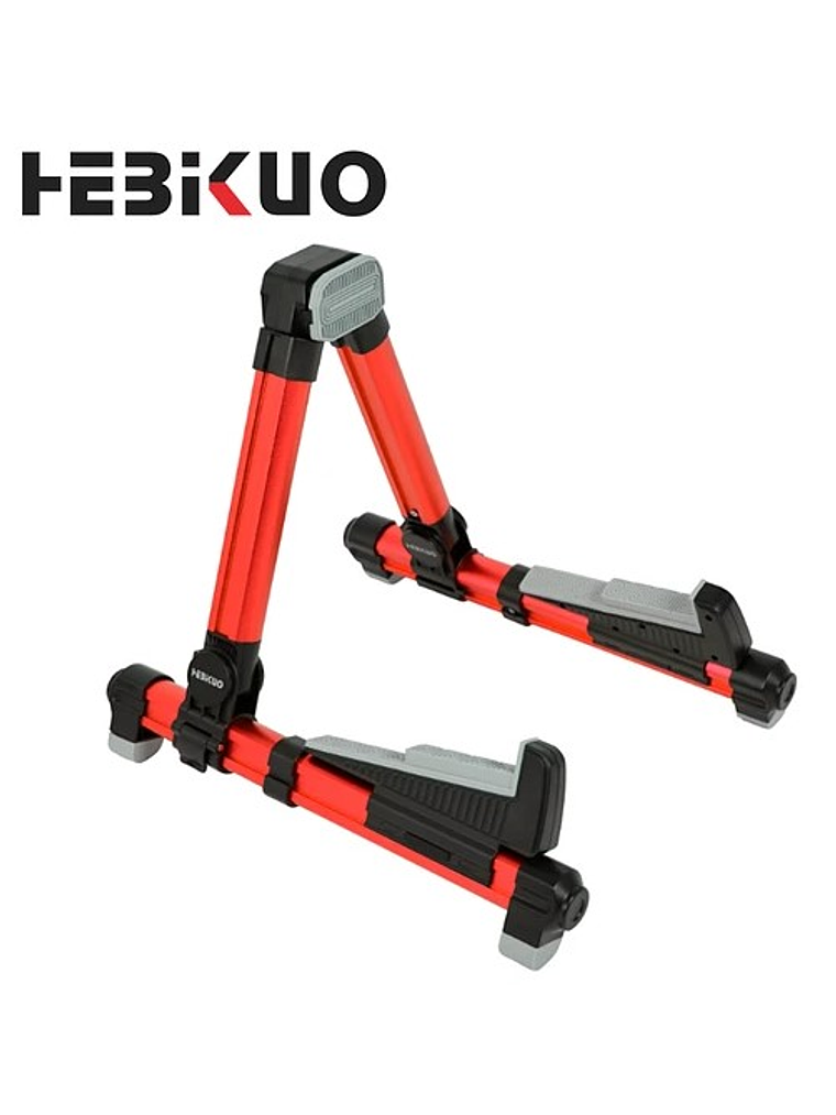 M-40 Atril De Guitarra Rojo Hebikuo 1