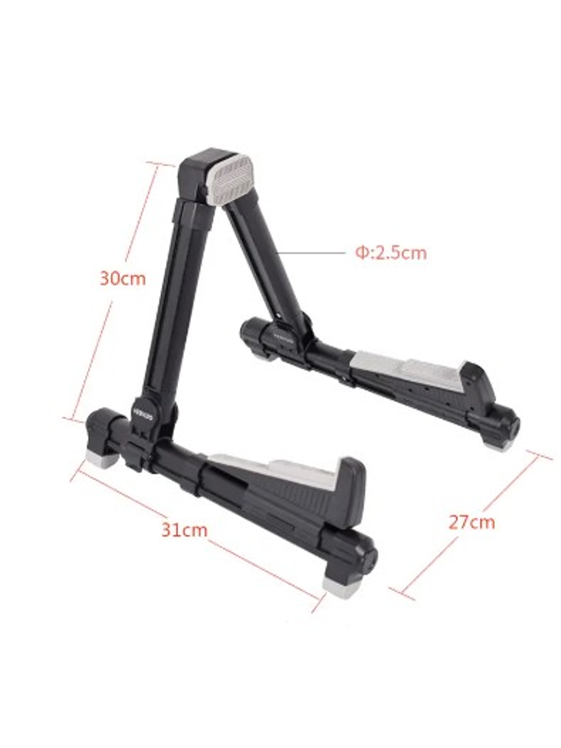 M-40 Atril De Guitarra Negro Hebikuo 2