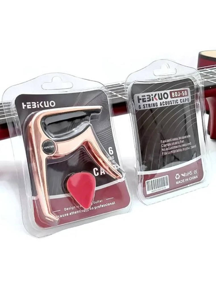BDJ-59 Capodastro de Guitarra HEBIKUO 3