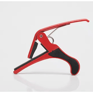 BDJ-001 Capo De Aluminio Para Guitarra Rojo Hebikuo