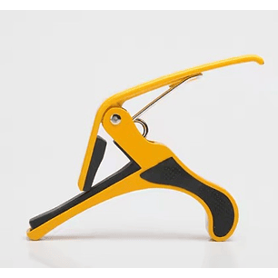 BDJ-001 Capo De Aluminio Para Guitarra Amarillo Hebikuo