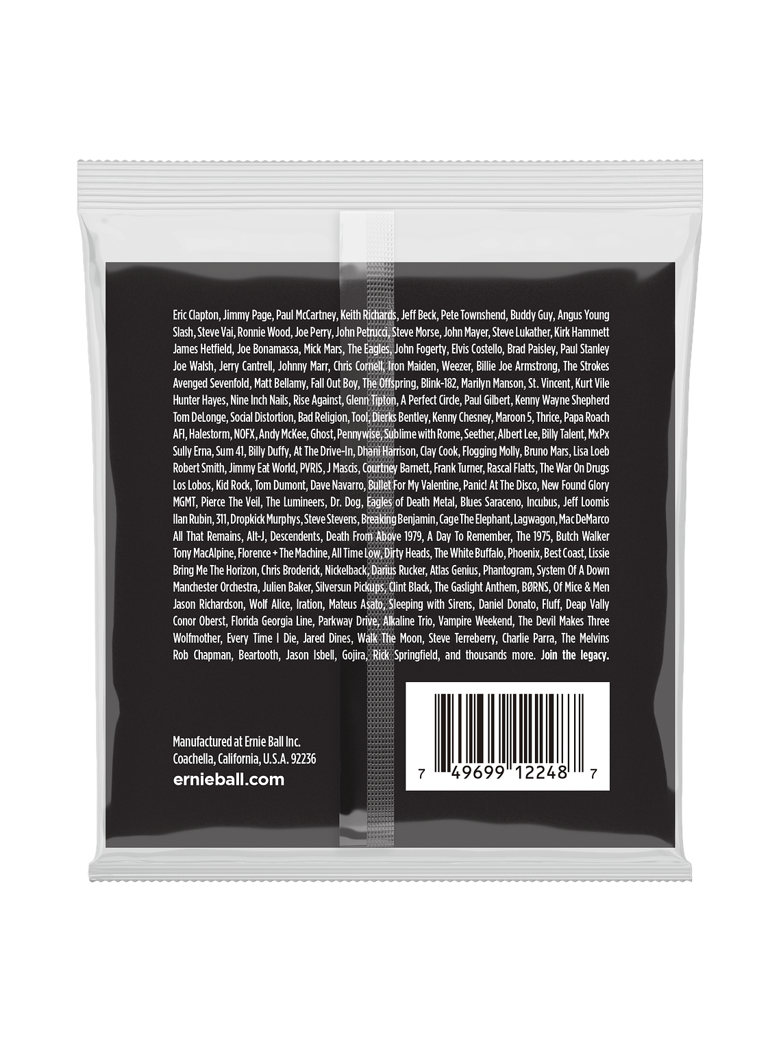 P02248 Set 6 Cuerdas Power Slinky Acero Inox. 9-42 ERNIE BALL  2