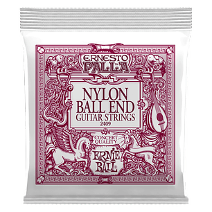 P02409 Set 6 Cuerdas Nylon Ernesto Palla Ball End Ernie Ball