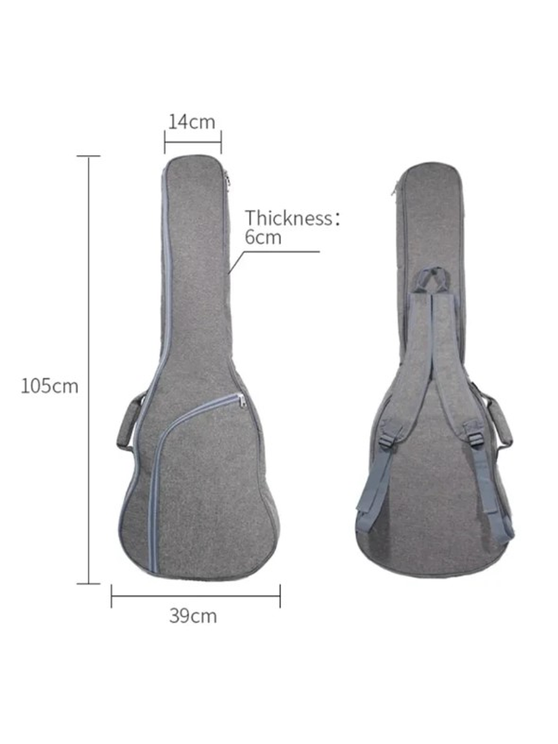  DB-22 Funda Guitarra Eléctrica Acolchada HEBIKUO 2