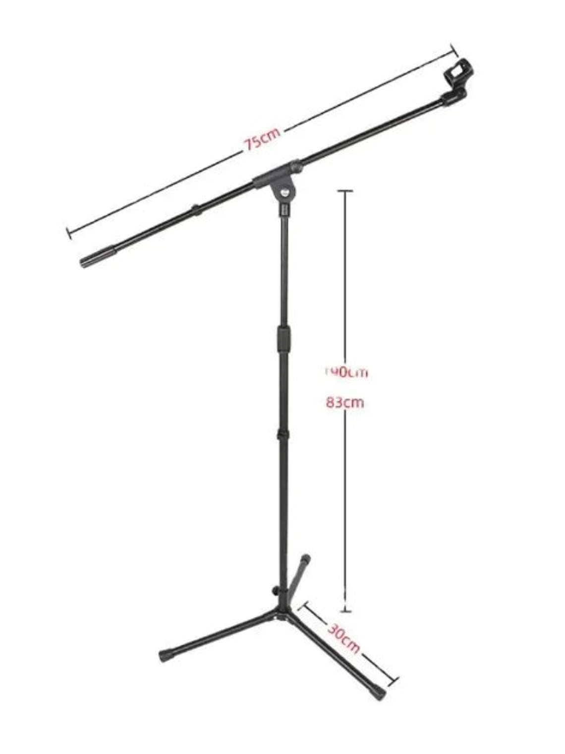 M323 Atril De Micrófono Con Boom HEBIKUO 2