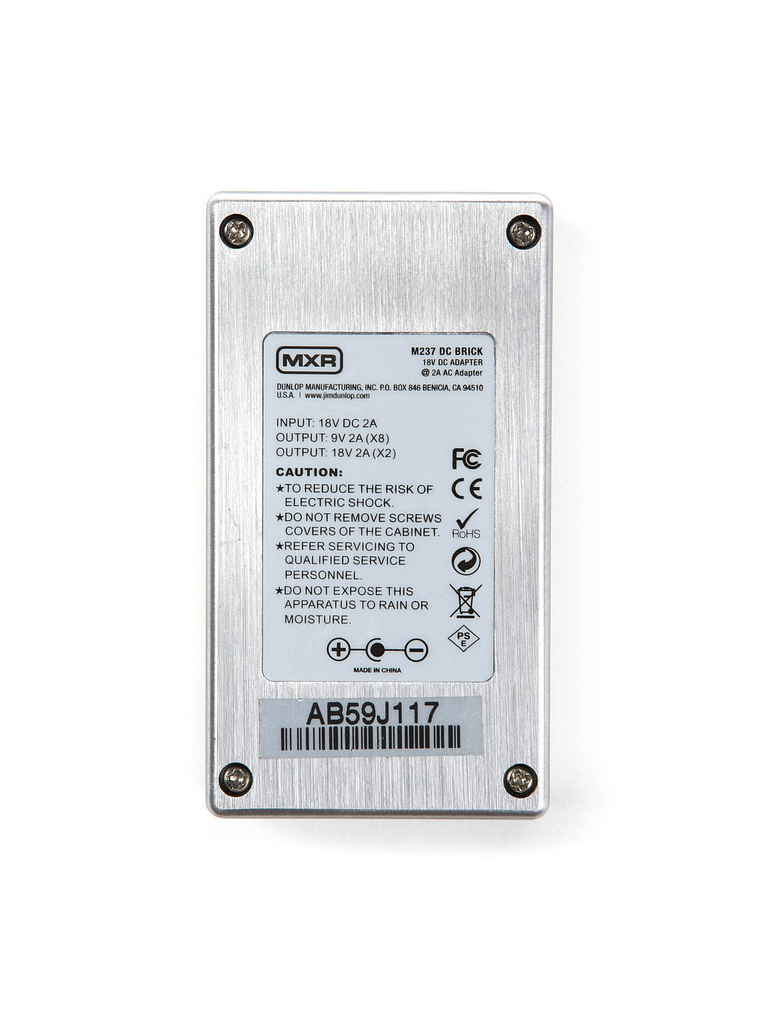 M237 DC Brick Fuente de Alimentación multiples pedales MXR 6