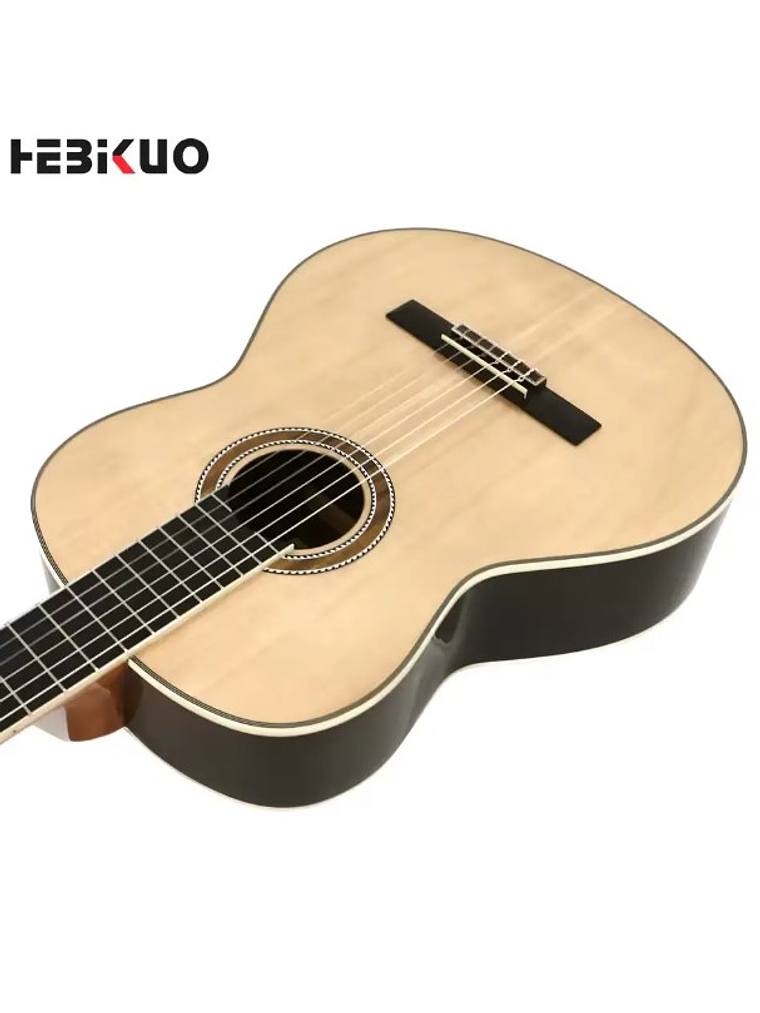  E39-410 Guitarra Acústica Cuerdas de Nylon Hebikuo 4