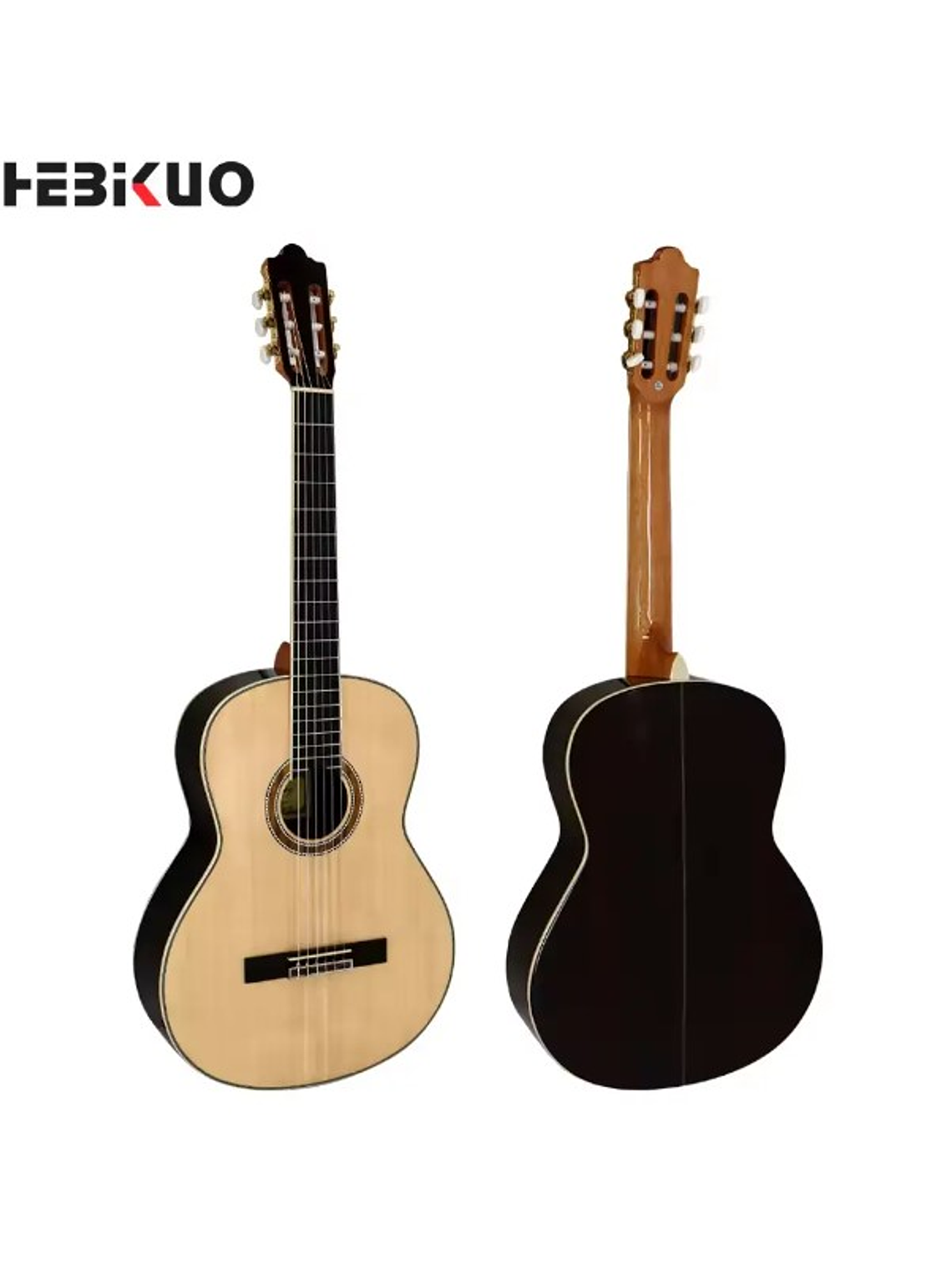 E39-410 Guitarra Acústica Cuerdas de Nylon Hebikuo 5