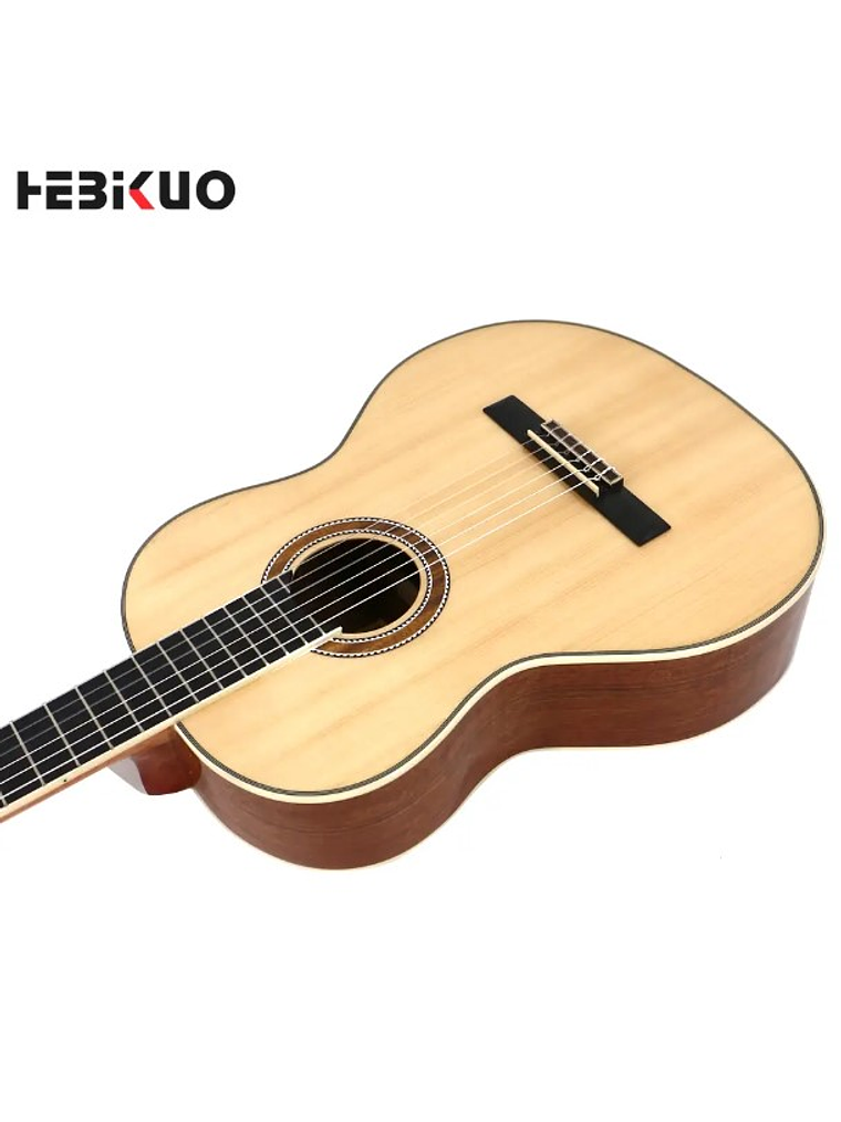 E39-210 Guitarra Acústica Cuerdas De Nylon Hebikuo 4