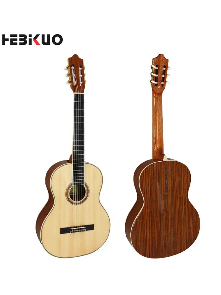 E39-210 Guitarra Acústica Cuerdas De Nylon Hebikuo 5